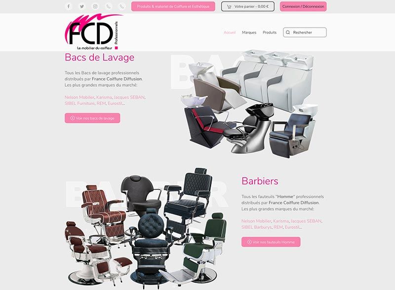 Site Le mobilier du coiffeur