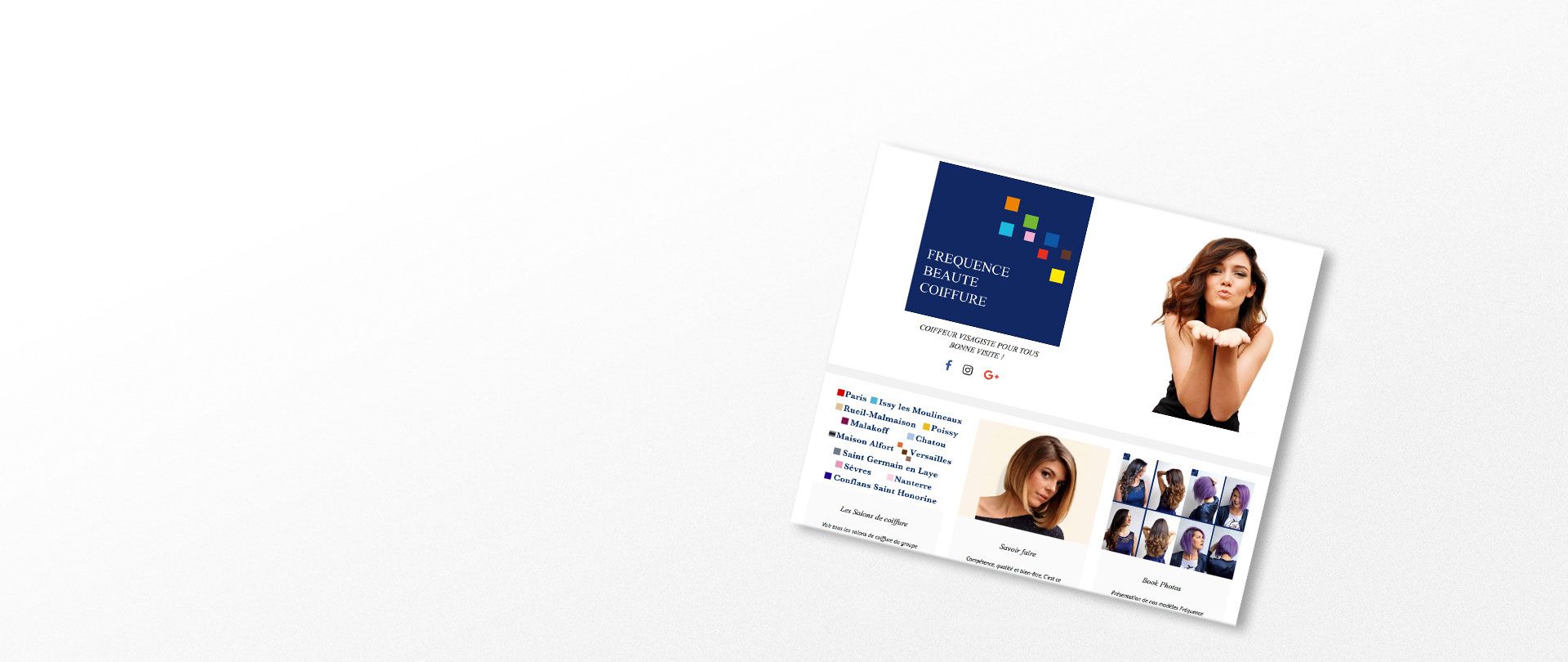 Site internet de Fréquence Beauté Coiffure